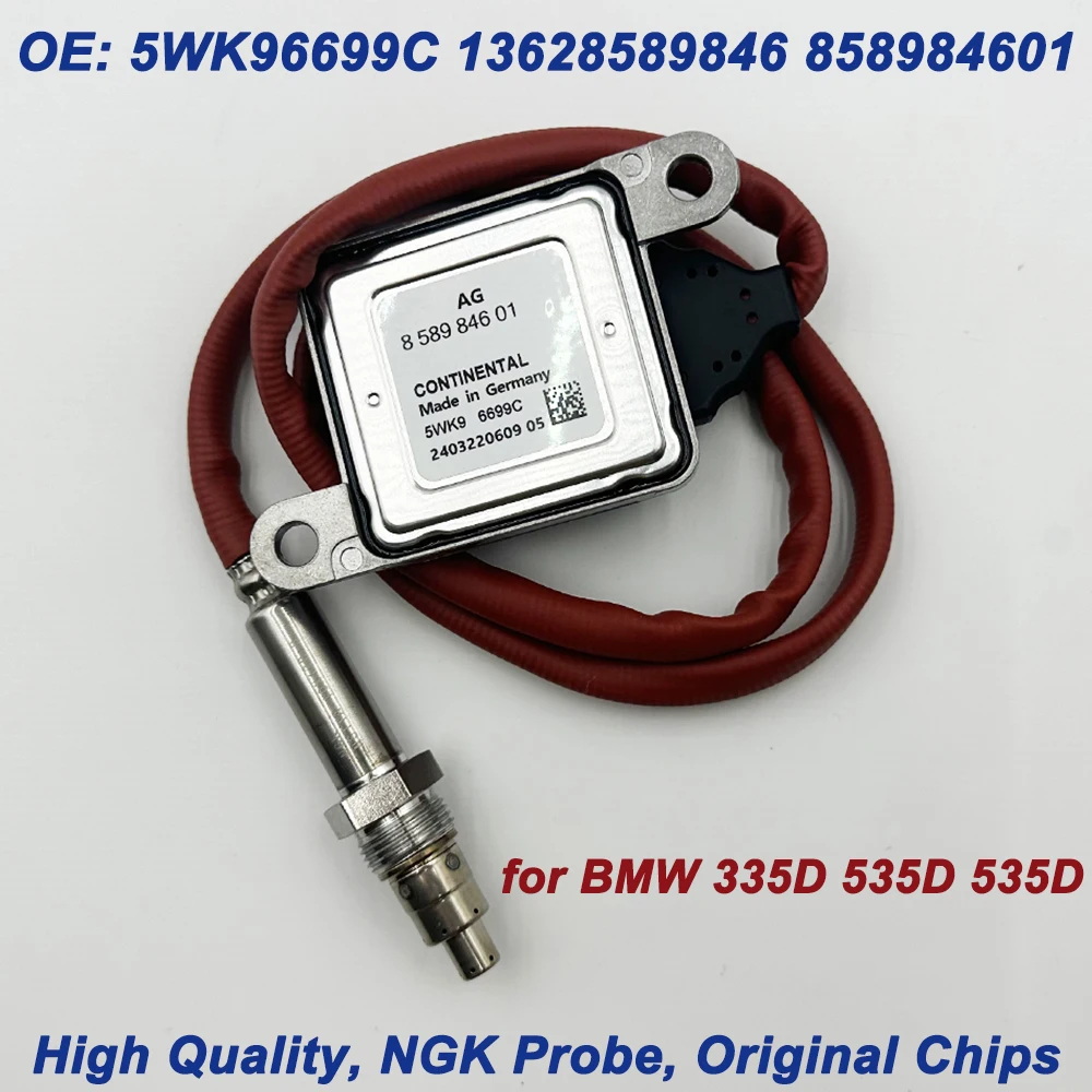 

High Quality Chips NGK Probe Nox Sensor 5WK96699C 858984601 13628589846 13628576471 13628518791 For BMW 1 2 3 5 7 Series X32 X53