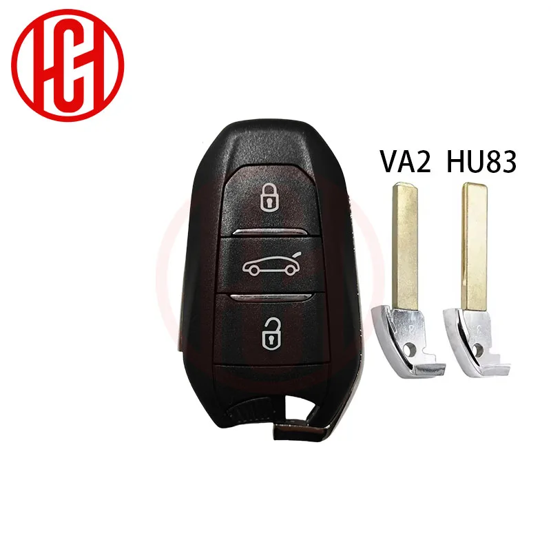 3 أزرار حافظة مفاتيح السيارة لبيجو 208 301 308 508 3008 5008 سيتروين C3 C4 C4L C5 بيكاسو DS5 DS6 سيارة مفتاح بعيد قذيفة #2