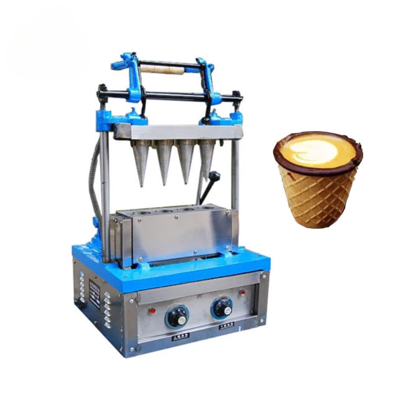 

ice cream cone making machine sugar biscuit machine in india rolled sweet cone maker wafer-biscuit-machine