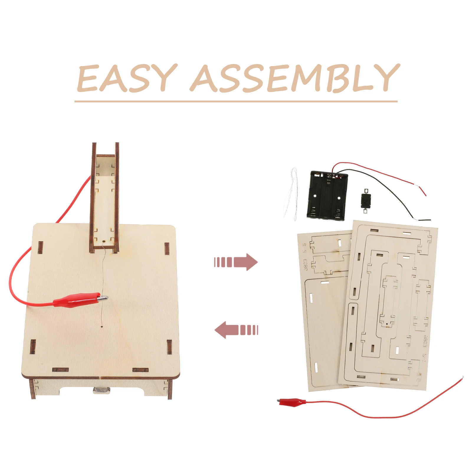 

Electric Heating Wire Physics Toys for Kids Children's Assembled Expanding Foams Assembling Stem Kits Desktop