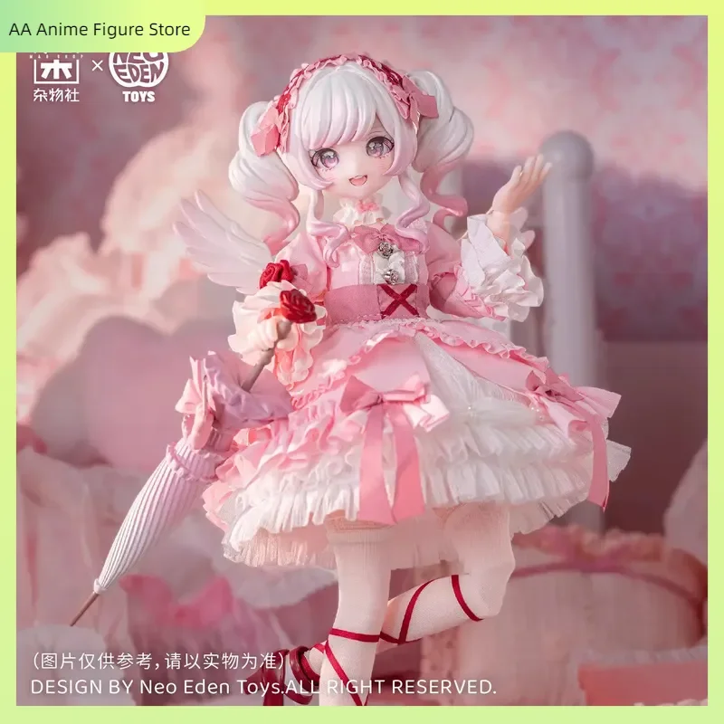 

Коллекционная шарнирная фигурка для фанатов: Розовый ангел Dream Weaving Candy (BJD/MJD) на подвесной карточке, настольное украшение, игрушка