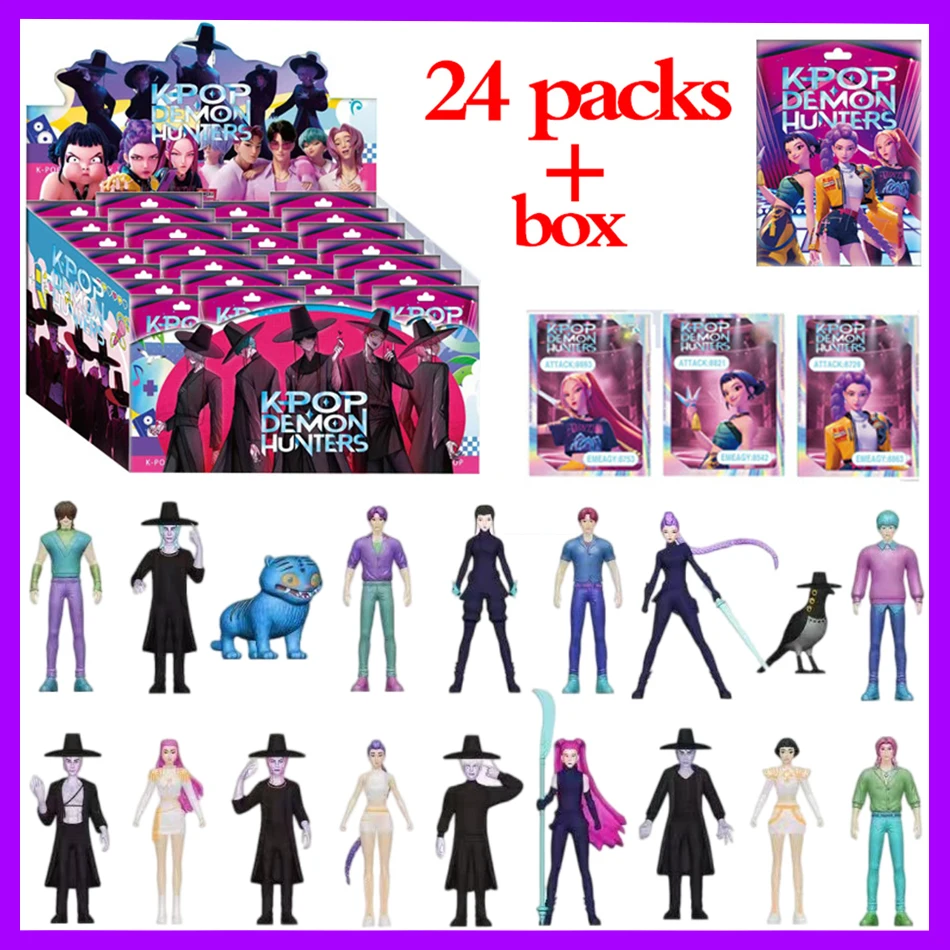 Caja Sorpresa de Anime Kpop Demon Hunters, Figura de Rumi Zoe Mira, Modelo de PVC, Juguetes de Cloruro de Polivinilo, Colección de Personajes, Regalo para Niños