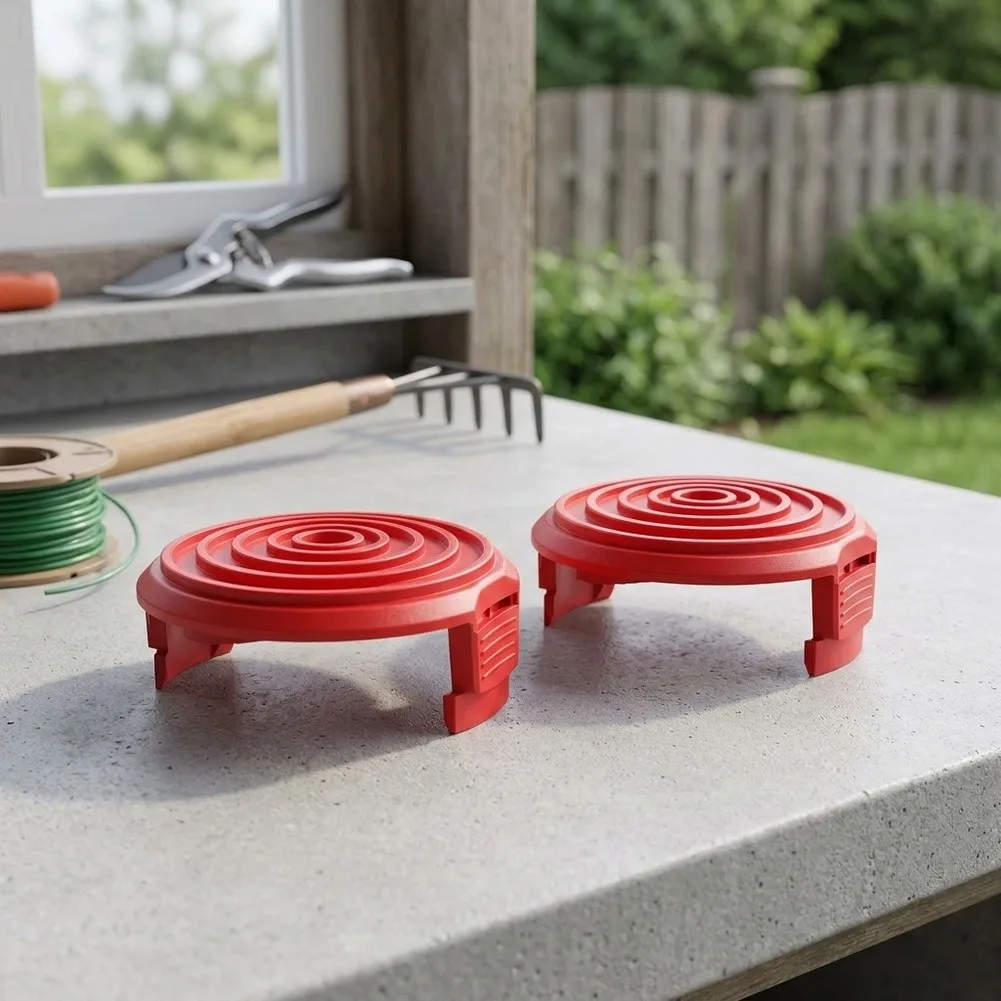 ABS Spool Cap Covers Designed to Fit For Hyper Tough For Trimmers 401 002 01 HT19 401 003 03 Two Unit Replacement Set