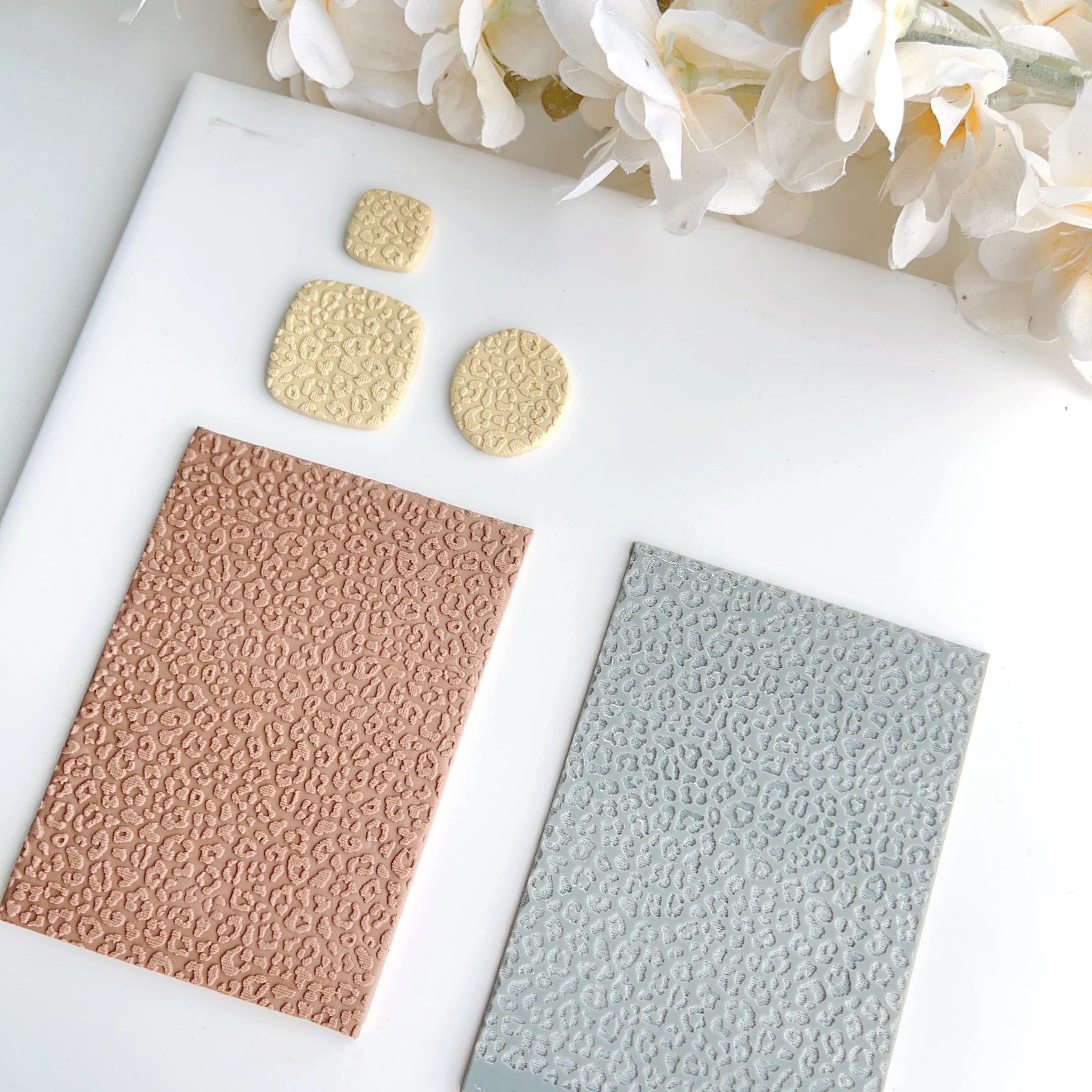 Texture Mat, Polymer Clay Texture Mat for Earring Making, Polymer Clay Earrings, Polymer Clay Tools, Polymer Clay Textures