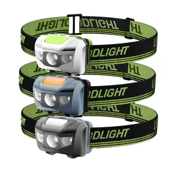 Mini Head Lamp 4 Mode Waterproof 600Lm White Red LED Flashlight Super Bright Headlight Headlamp Torch Lanterna Use AAA Battery