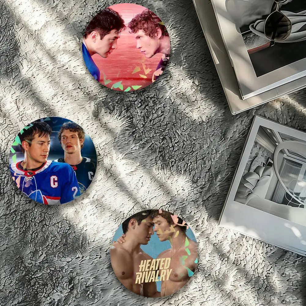 Popular TV H-Heated Rivalry Laser Badge Creative Pins Brooch for Bag Clothes Hat Decor Gifts Fans Collect