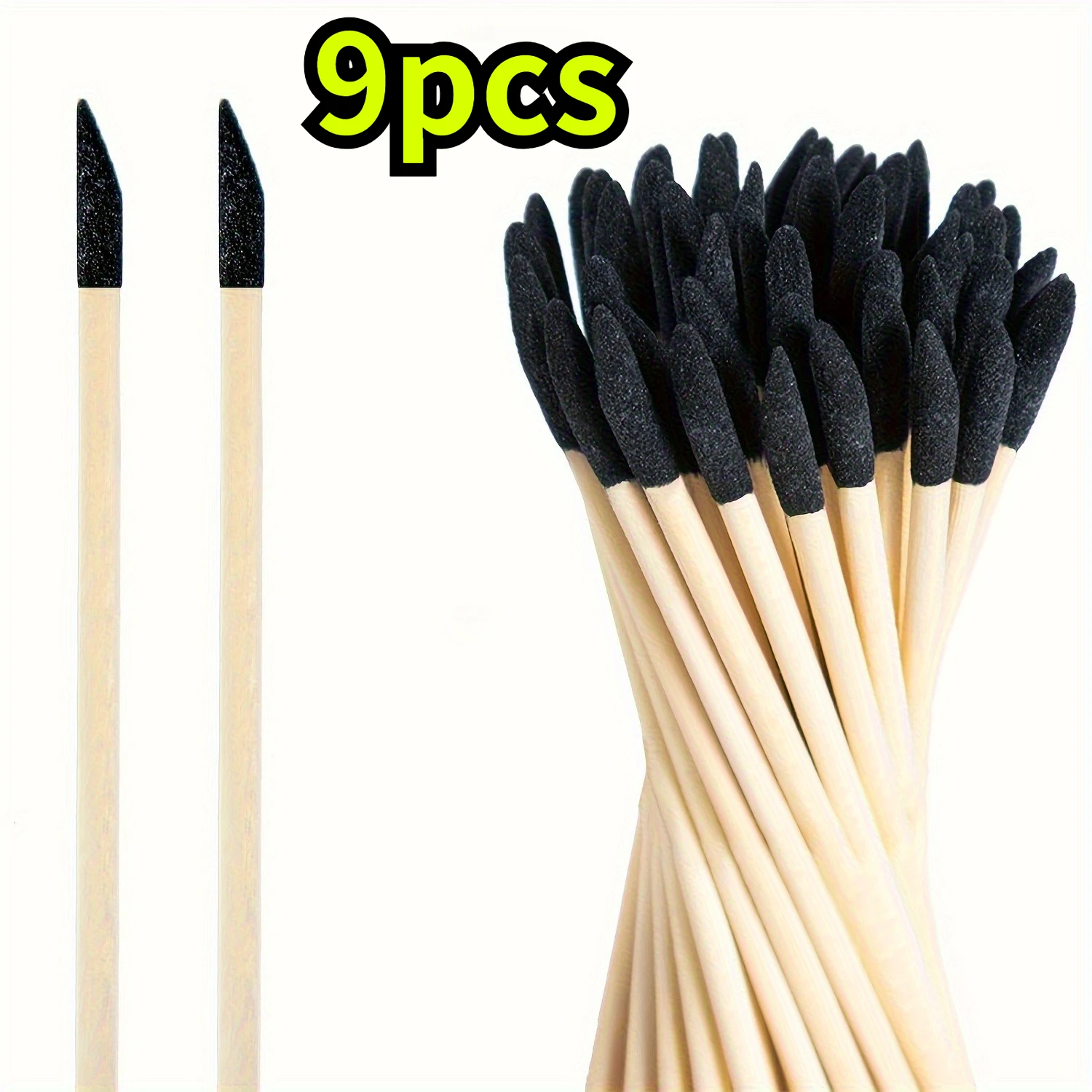 9pcs Sand Sticks: Multi-Functional Polishing Tools for Fine Details, Perfect for Plastic Models, Wooden Hobbies, and More