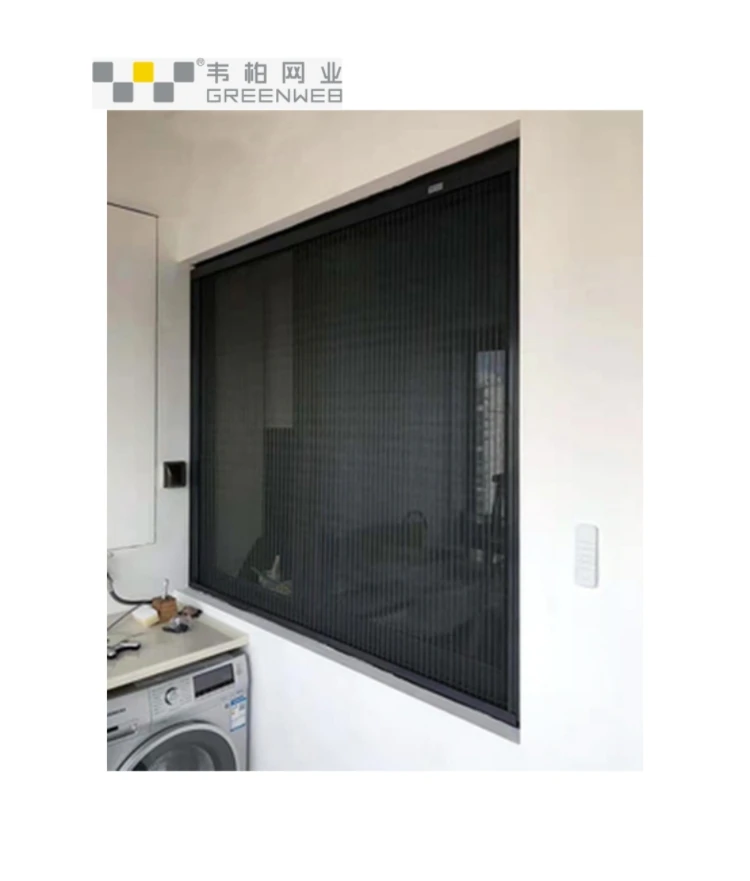 

Hot Selling Easy Installation Plisse Vertical Rolling Mosquito Screen Window & Door with Top Quality