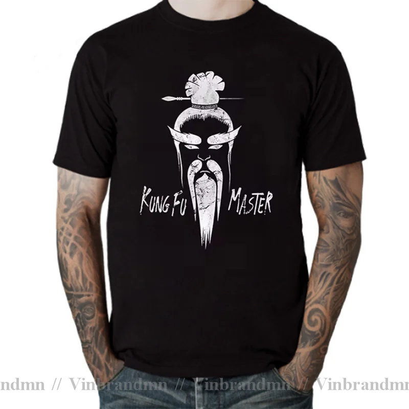 Camisetas de Tai Chi para hombre, camisa de maestro Kung Fu, Pai Mei, Lotus Kill Bill, Hattori Hanzo, camisetas de película de Tarantino, ropa
