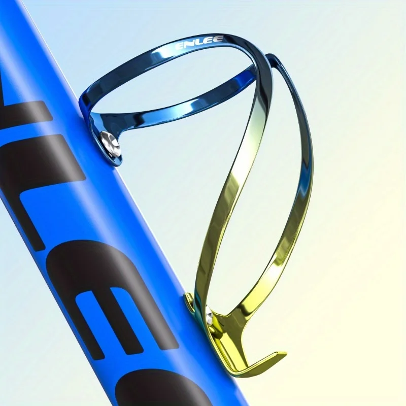 

1 шт., клетка для бутылки с градиентом для велосипеда, алюминиевый сплав, дорожный горный велосипед, красочный держатель для чашки с водой, аксессуары для снаряжения для верховой езды