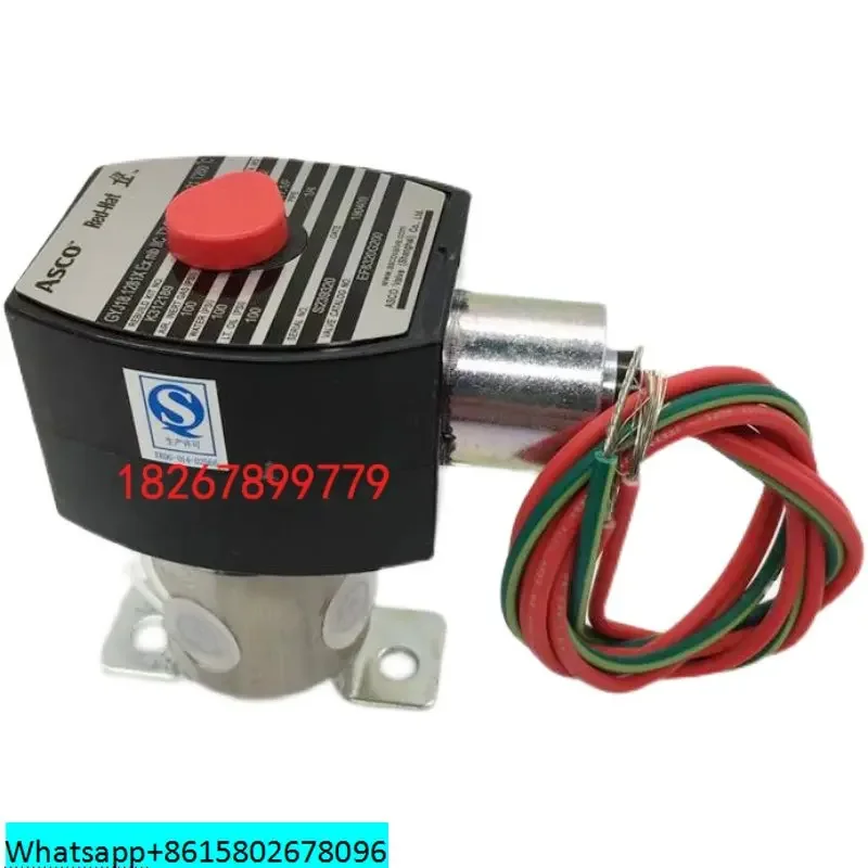 American Asco solenoid valve stainless steel valve body two position three way explosion-proof coil EF8320G200 genuine stock