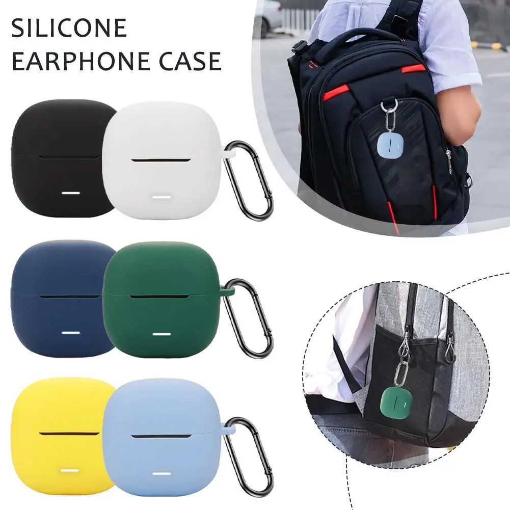  for redmi Buds 6 Lite Earphone Protective Cover Scratch-resistant And Dirt-proof Silicone Protective Case With Keychain