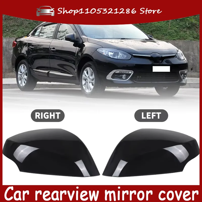 For Renault Megane III 2008-2015 – Glossy Black Side Mirror Cover Cap, Wing Rearview Trim