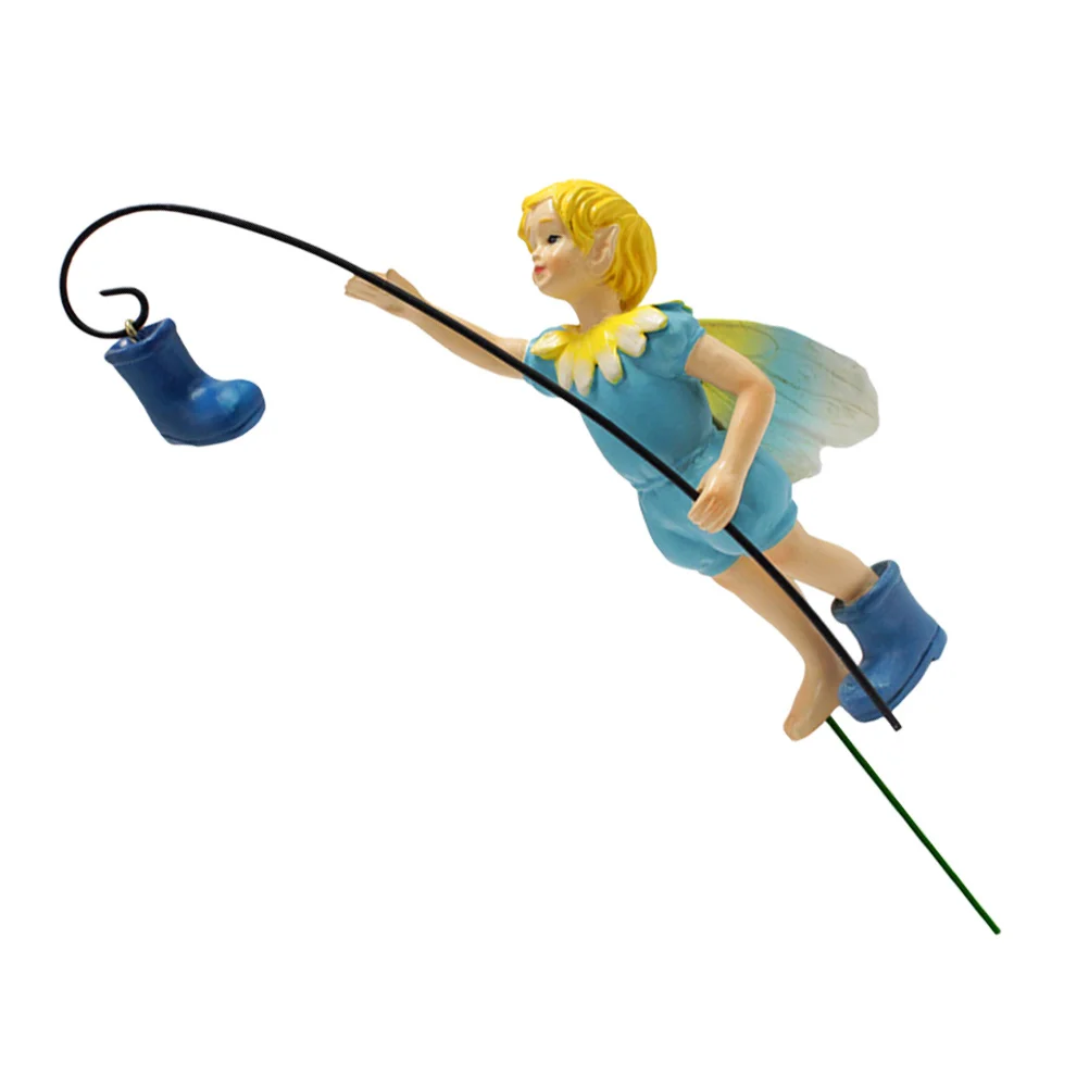 

Vivid Elf Statue Resin Adornment Desktop Decoration Home Ornaments Garden Landscape Decor Statue Sculpture Figurine