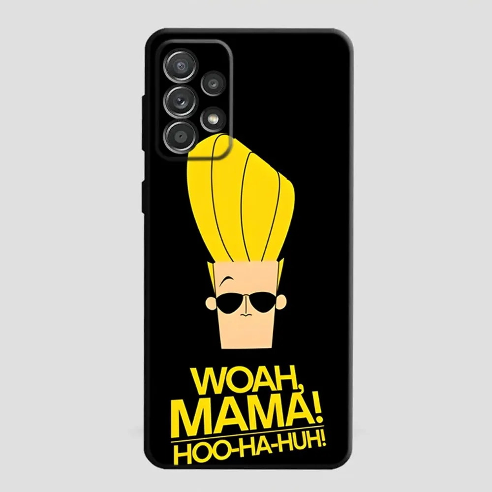 Cartoon J-Johnny Bravo Phone Case For Samsung S21,S22 Ultra,S20,S30 plus,S22 plus,S23,S30 ultra 5G Silicone Cover