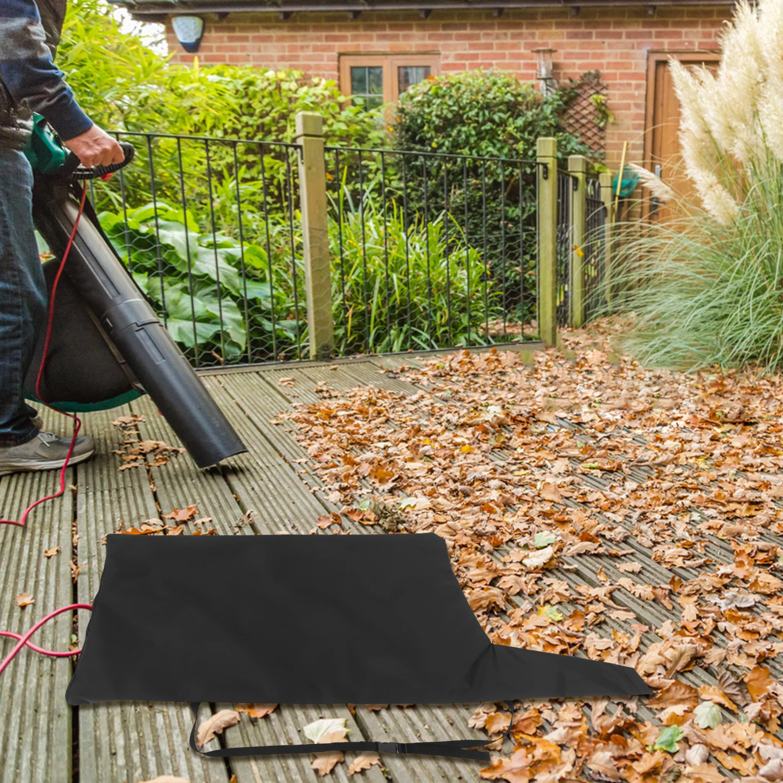 

2pcs Leaf Blower Bag Large Capacity Reusable Storage Vacuum Accessories Practical Design Outdoor Tools Garden Equipment