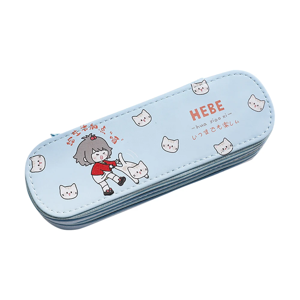 Large Capacity Cartoon Pencil Case School Stationery Supplies Student Pencil Case Children's Gift Pencil Bag