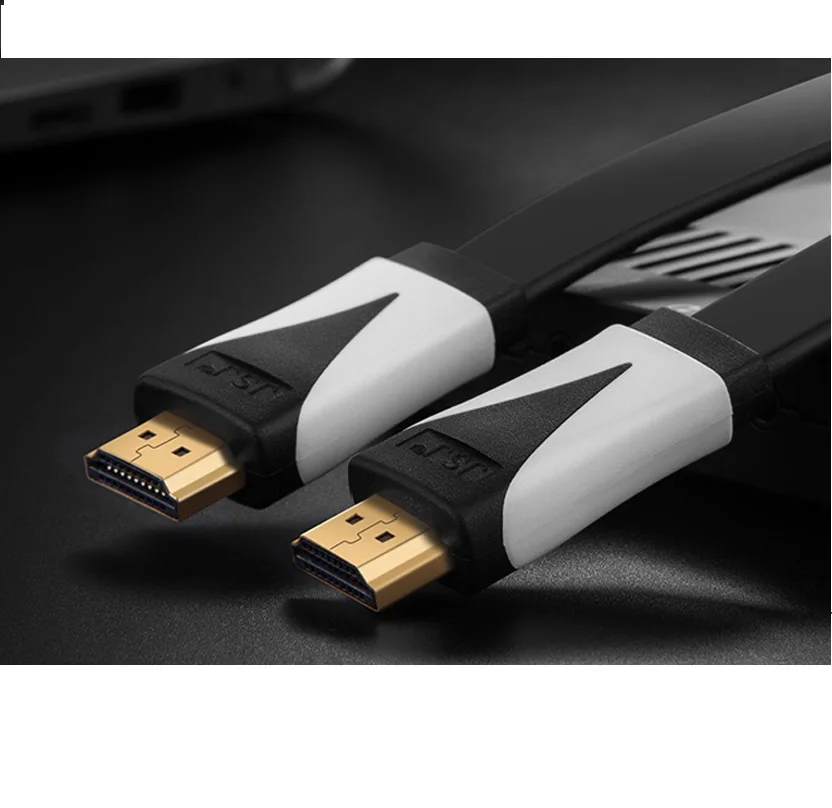 JSJ HDMI كابل 2.0 فولت 4K ثلاثية الأبعاد إيثرنت قناة إرجاع الصوت ل PS3 العارض HD TV LCD أبل TV الكمبيوتر المحمول Xbox