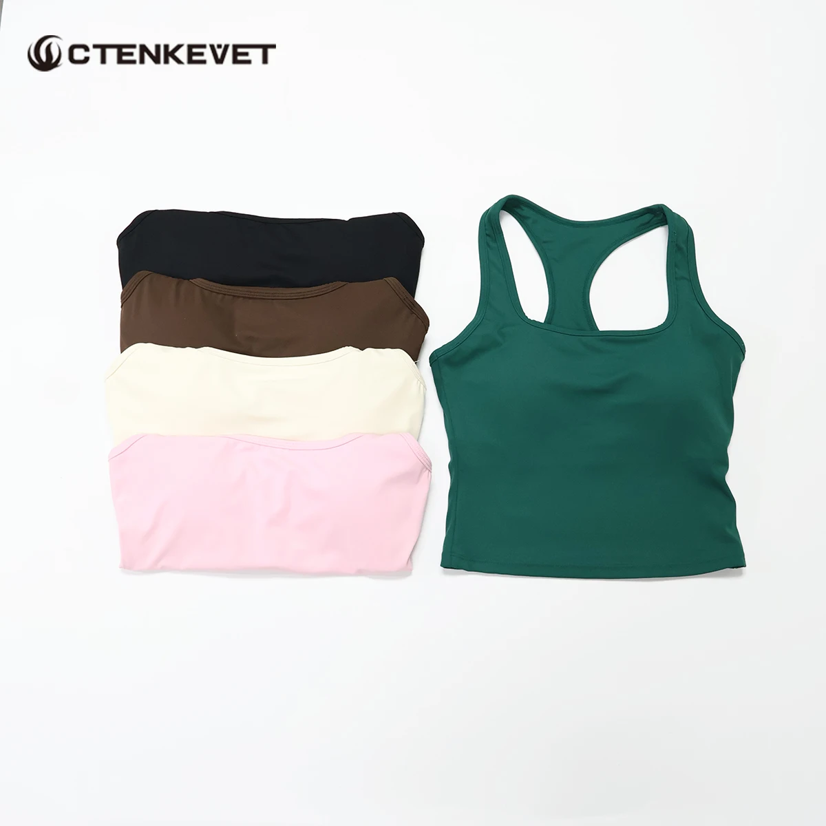 

Спортивный топ Ctenkevet для женщин: летний, с красивой Y-образной спинкой, для фитнеса, йоги, бега, с эффектом пуш-ап, ударопрочный