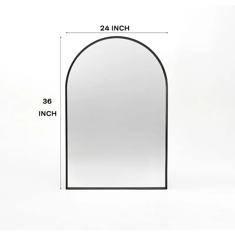 Arched Wall Mirror for Bathroom, 24