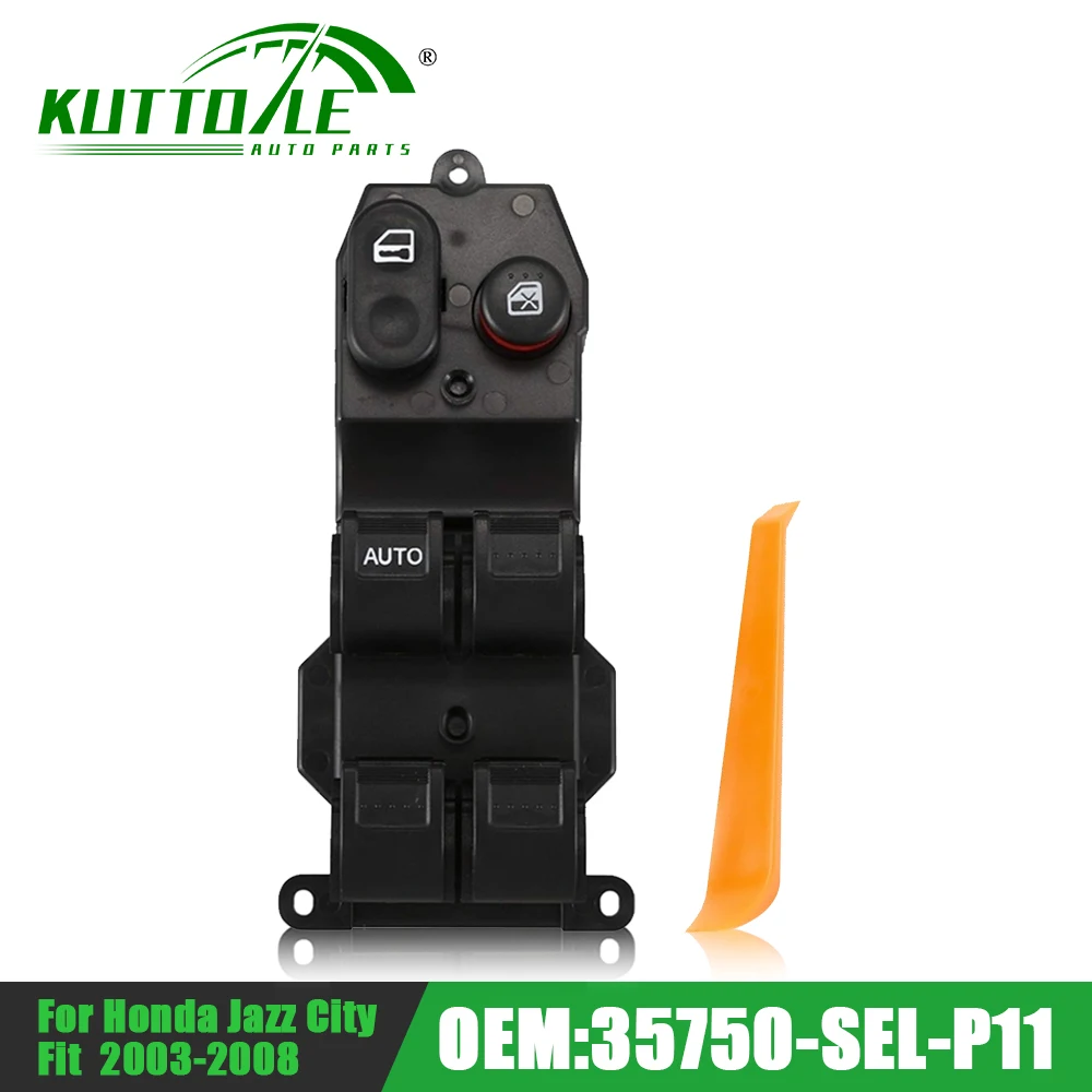 35750-SEL-P11 Power Master Window Switch Electric Lifter Control 35750-SAA-G12 For Honda Jazz Fit 2003 2004 2005 2006 2007 2008