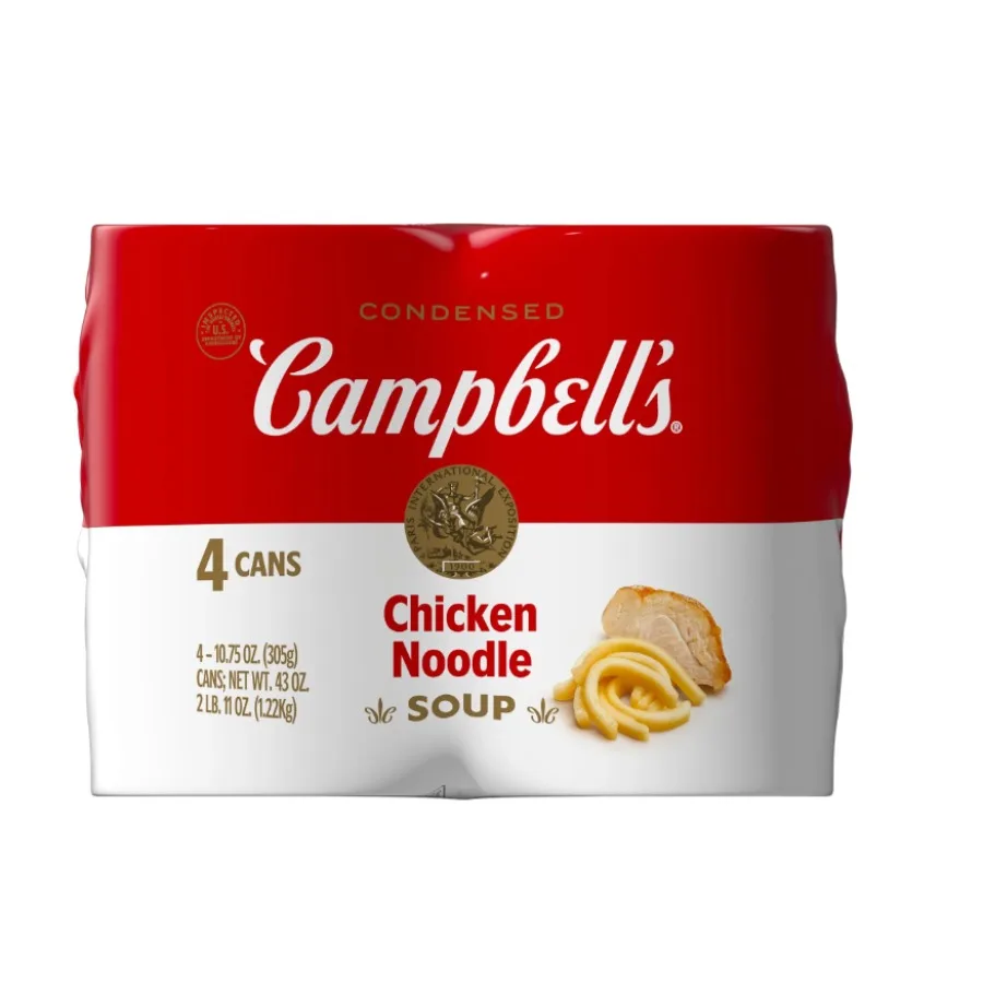 

Campbell's Condensed Chicken Noodle Soup 10.75 oz Can 4 Count