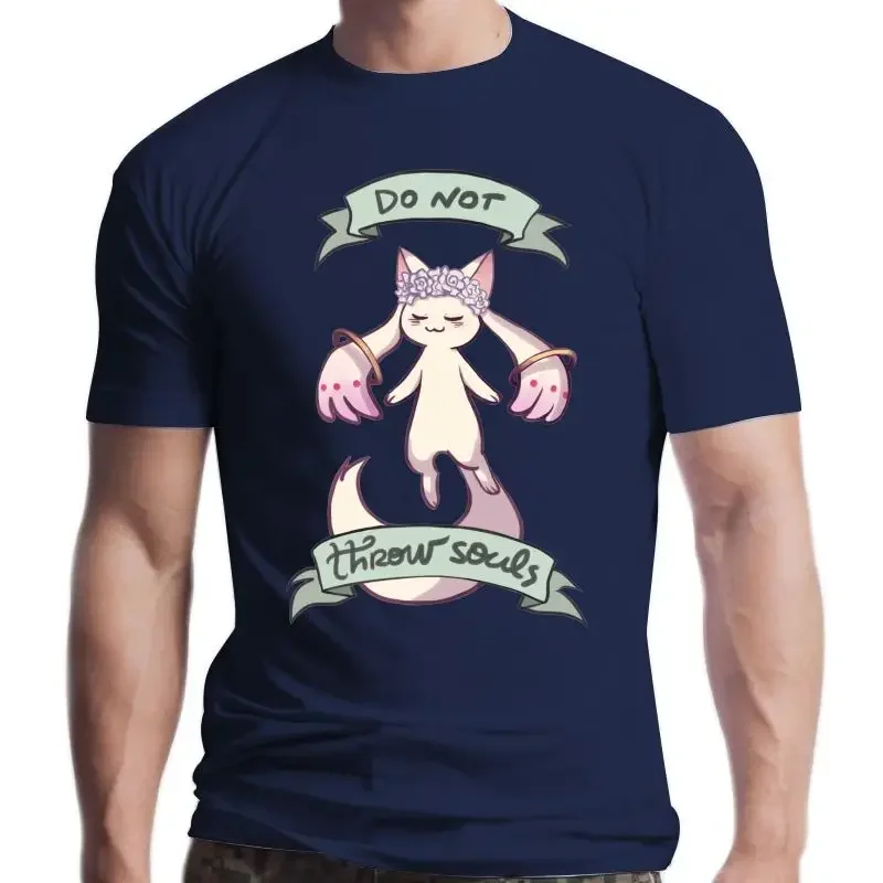 New Do Not Throw Souls T Shirt Kyubey Puella Magi Madoka Magica Pmmm