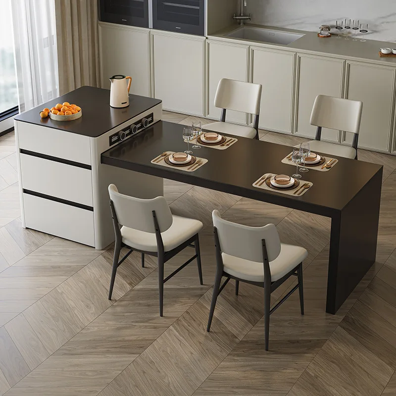Organizer Black Dining Tables Modern Heating Japanese Wooden Dining Room Table Extendable Luxury Mesas De Comedor Furniture
