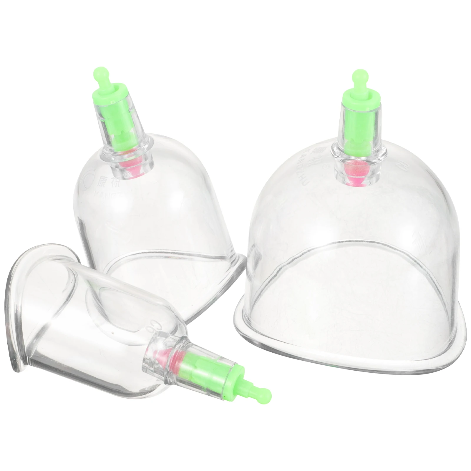 

3pcs Joint Set Durable Cups for Face Body Massage Vacuum Outdoor Cupping Cups Therapy Beauty Tool Lightweight Safe Smooth