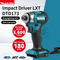 Makita DTD173 1800rpm Cordless Impact Driver 180N.m Brushless Motor Electric Drill Wood/Bolt/T-Mode For Makita 18v Batter
