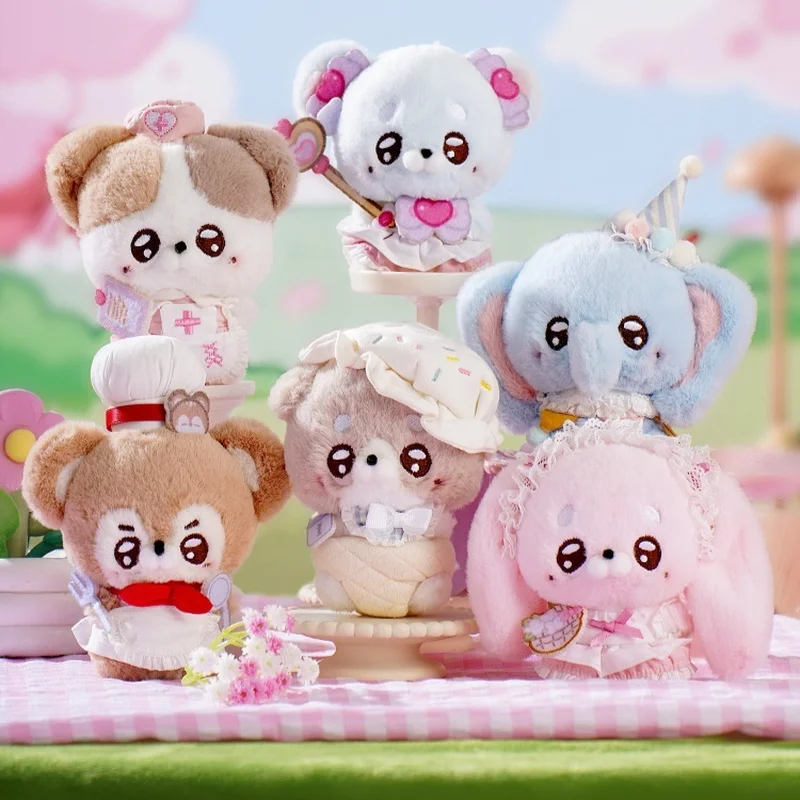 

Кукла Handspupu MengMeng, длинная серия, ручная плюшевая игрушка, кукла-собака, кукла-кролик, каваи, маленькое животное, праздник, Рождественский подарок для девочки