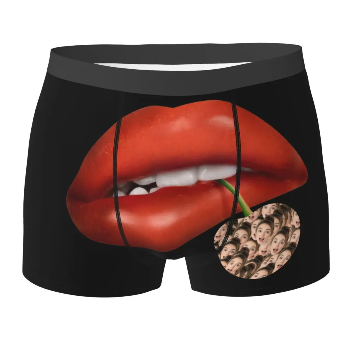 

Изготовленные на заказ дешевные для мужа, подарок на годовщину, боксеры, шорты, мужские трусы для лица, нижнее белье, модные трусы