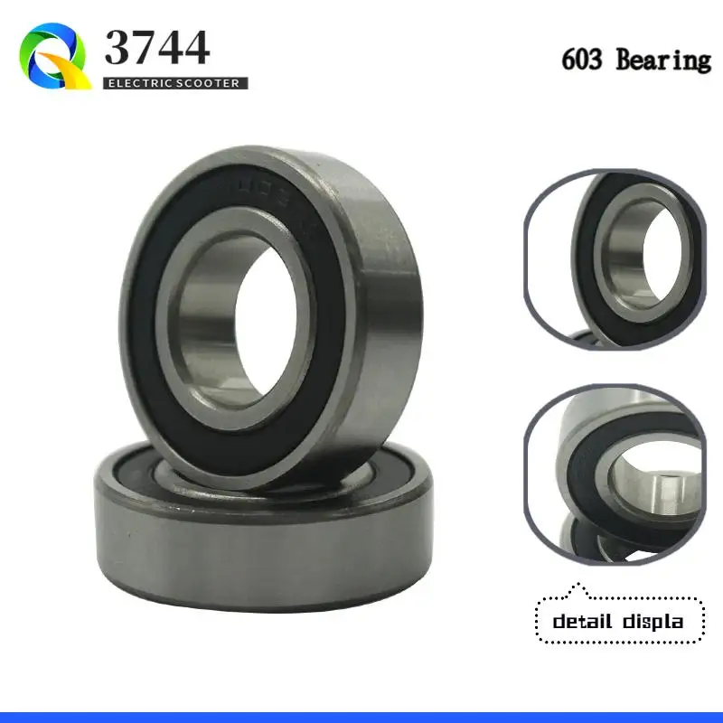 

For Citycoco Accessory Use: 6003 Bearing 35x17x9mm Rubber Sealed Deep Groove Ball Micro Bearing