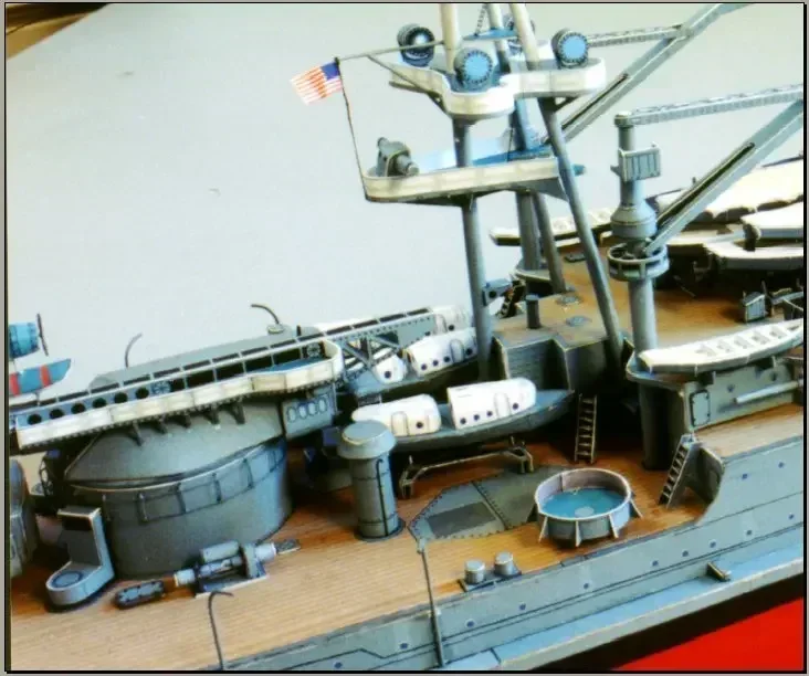 1:250 Americ Arizona BB-39 papier puzzle Version modèle artisanat drôle bricolage bateau modèle éducation jouets enfants cadeau