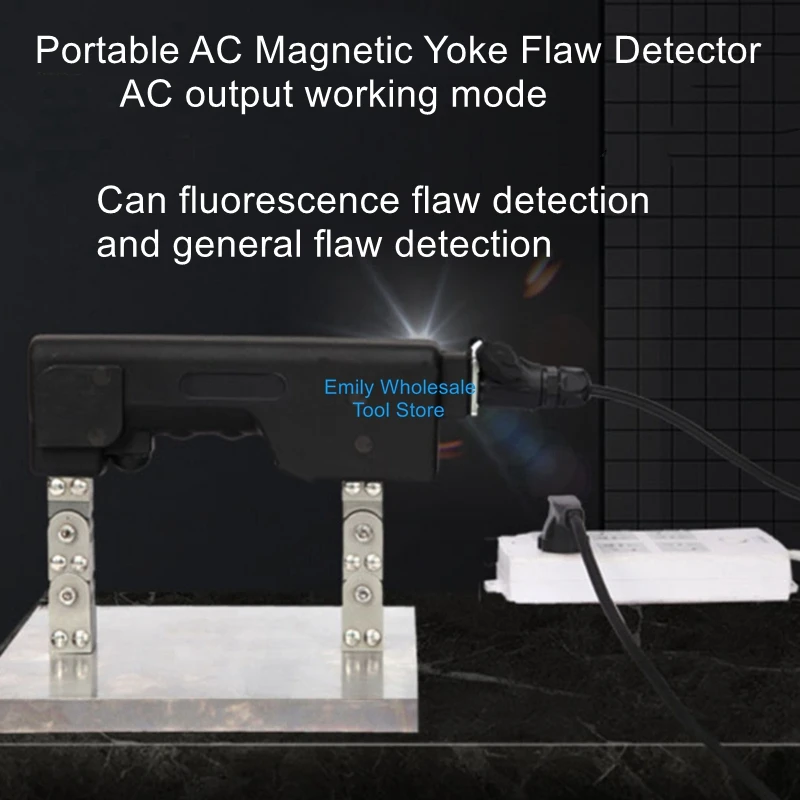 HY-2 AC and DC dual-use portable magnetic particle flaw detector electromagnetic yoke metal flaw detector with lighting