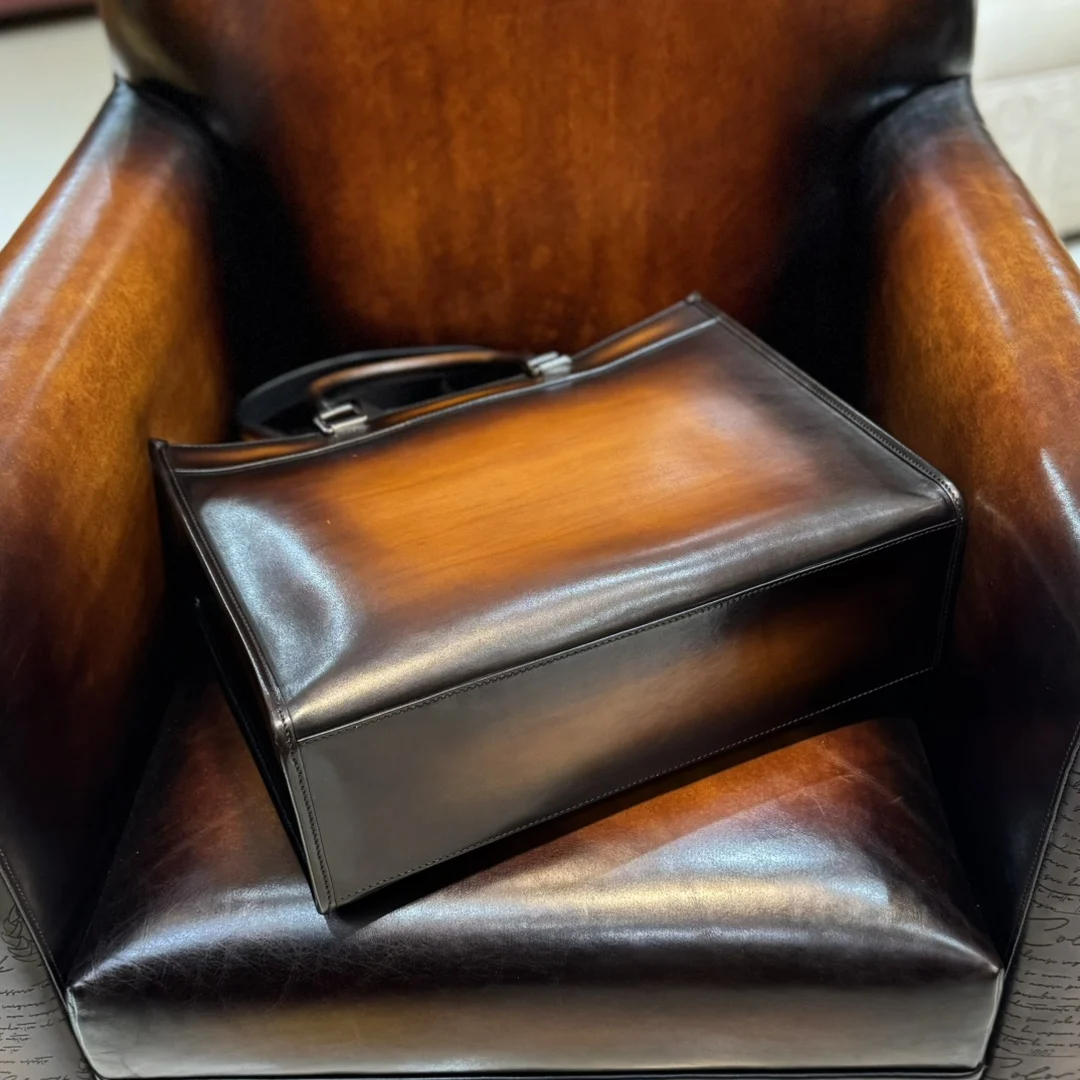 DIMY 2025 العلامة التجارية الجديدة العصرية تنوعا ركاب سعة كبيرة حقيبة تسوق جلدية حقيقية حقيبة تسوق محمولة حقيبة كروسبودي