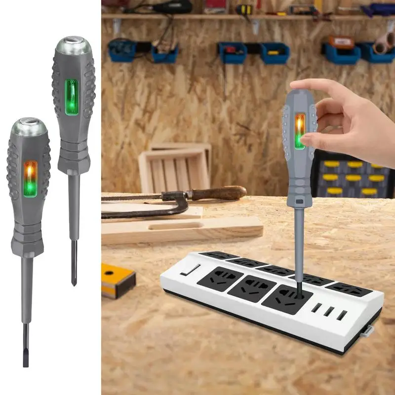

Multi-functional Electrician Test Screwdriver tool AC Non-contact Induction Test Pen Voltage Tester Light Display Screwdriver