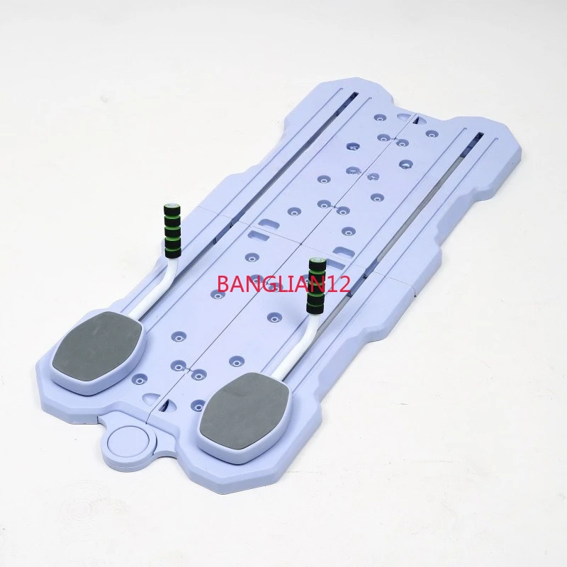 Foldable multi-function fitness board automatically rebounds