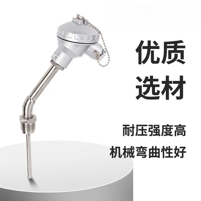 Threaded thermal resistance temperature sensor PT100 industrial equipment temperature probe