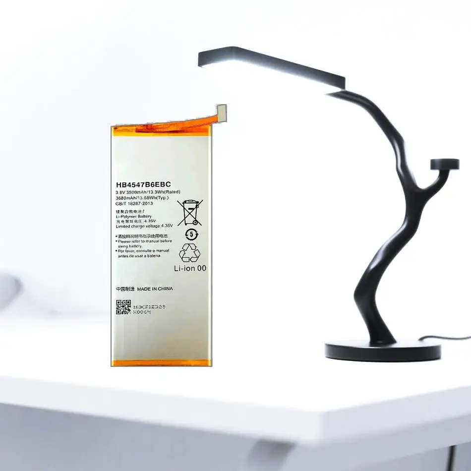 

Mobile Phone Battery Fast Charging For Huawei Honor 6 Plus PE TL20 UL00 TL10 CL00 3600Mah HB4547B6EBC