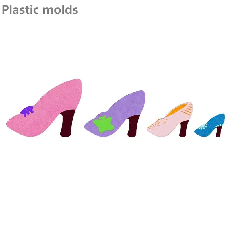 

Plastic Molds,Four Specifications Valentine's Day Cartoon High Heel Cookie Cutters,Sushi And Fruits,Single Or Set Sales