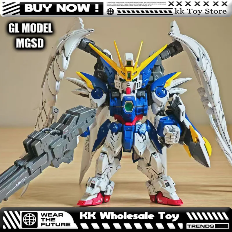 In Magazzino GL MGSD XXXG-00W0 Ala Zero Biancaneve Kit Modello di Montaggio Scheletro di Plastica Anime Action Figure Robot Modello di Plastica Giocattolo