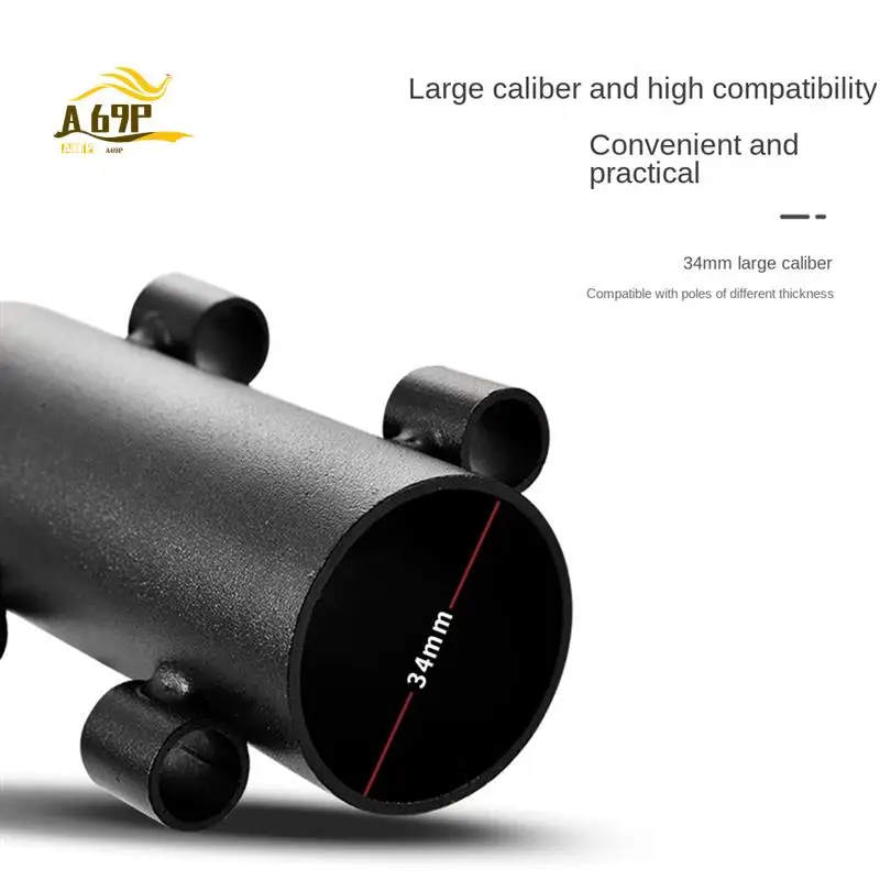 

A69P-4PCS Awning Rod Holder Pole Fixer Camping Supplies Tent Accessories Equipment Support Rod Fixing Tube