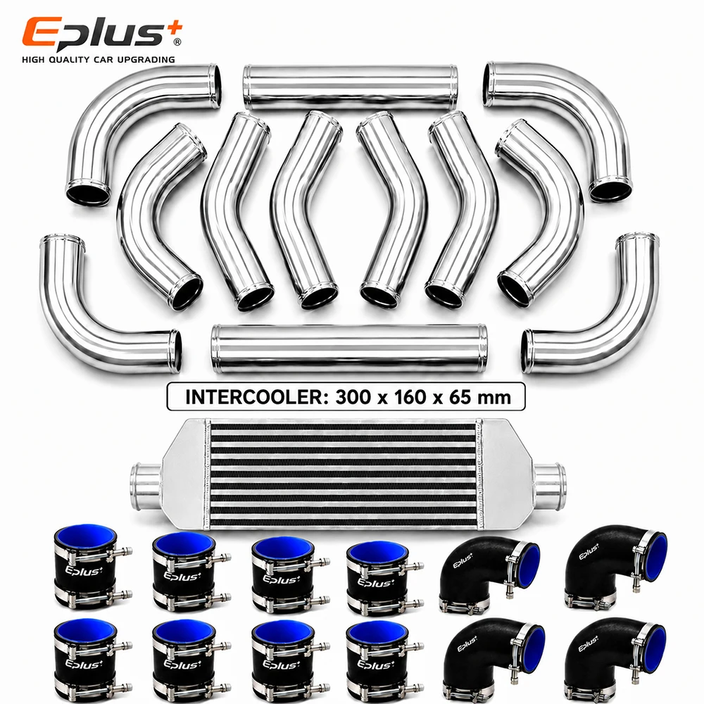 Intercooler Piping Kit Aluminum 2.5 Inch - Système de refroidissement universel pour turbo