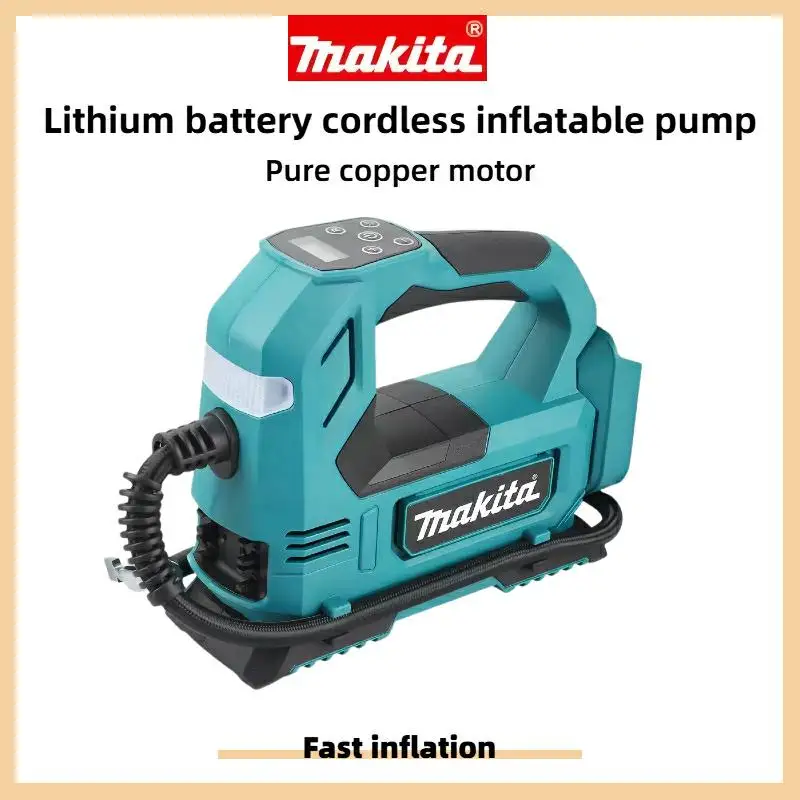 Makita DYS59 18V Electric Air Pump - Automatic Cordless Inflator & Handheld Compressor for Tires（only machine）