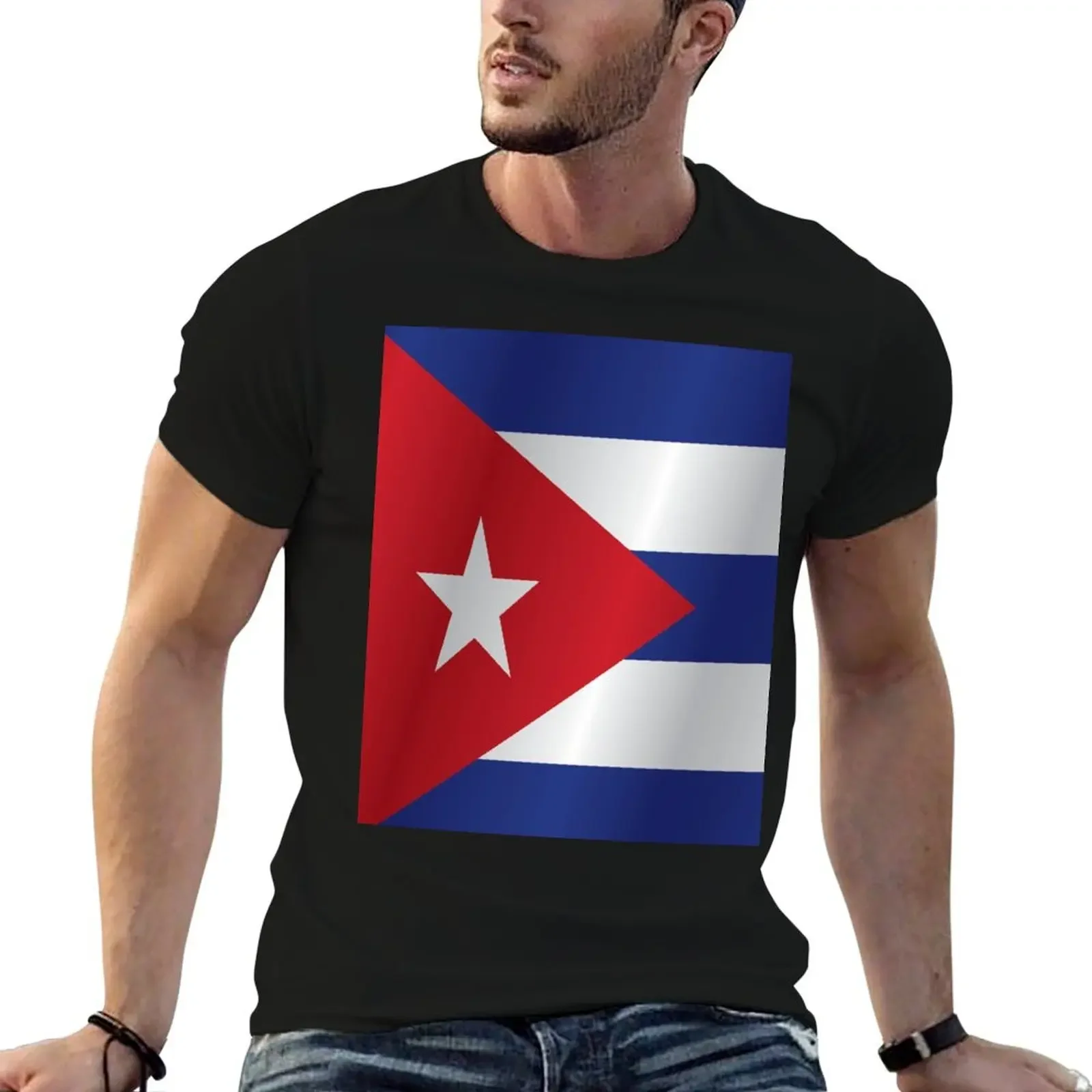 

Cuba flag T-Shirt custom shirt rapper graphic tees vintage anime shirt football t shirt fitted t shirts for men