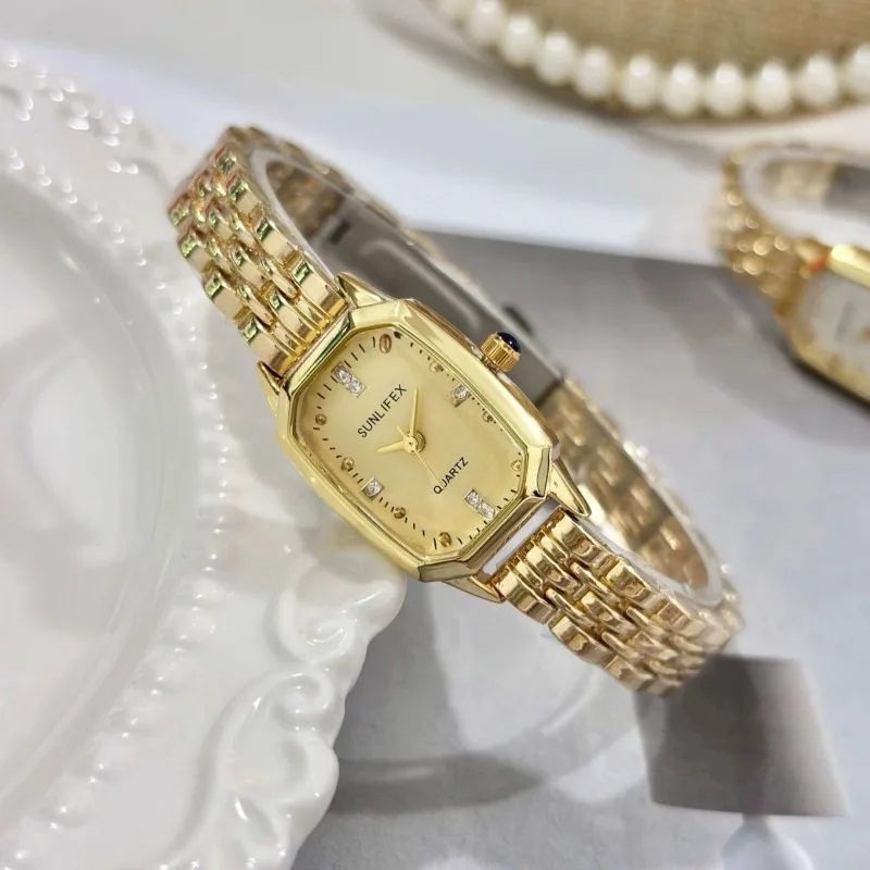 Fashion Women Minimalist Square Quartz Watch Luxury Brand Stainless Steel Wristwatches Clock Gift Dropshipping Relojes Hot Sale
