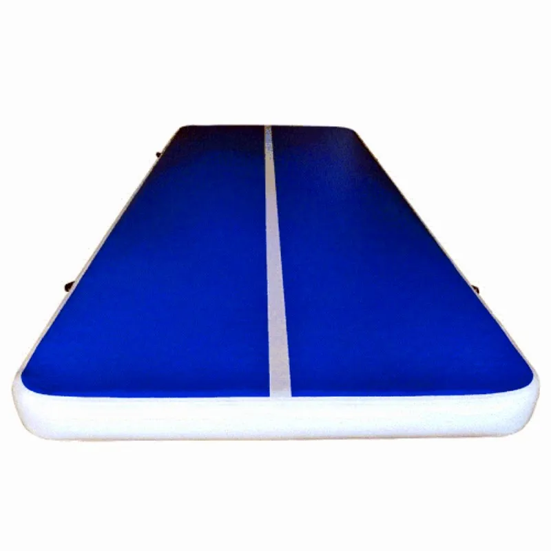 Spedizione gratuita 9x2x0.2m blu gonfiabile materasso da ginnastica palestra Tumble Airtrack pavimento Tumbling Air Track in vendita Vieni una pompa