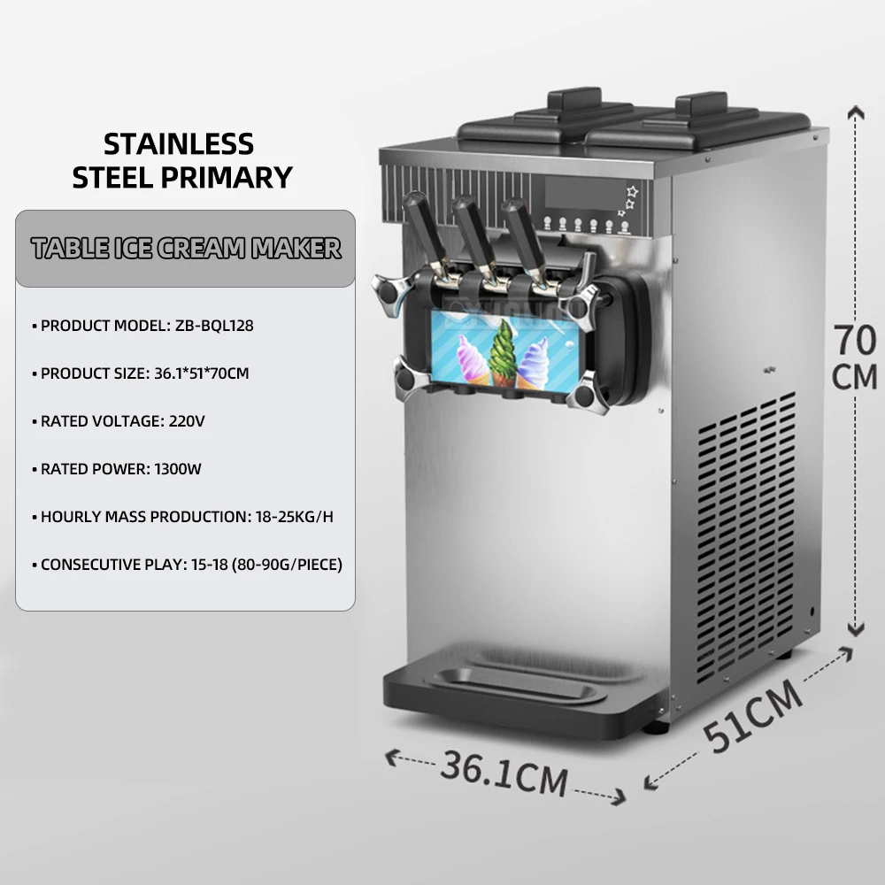 YunlinLi Vertikale Eismaschine Sorveteria Izvquina De Sorvete Sorbetière Electrique A Glace 5