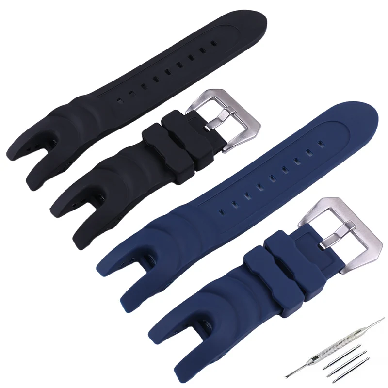 

Men's silicone watch band accessories compatible for Invicta Russian Pro Diver watch strap women's rubber sport wristband 26mm